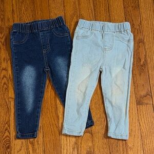 SHEIN Kids Jeans Set - Dark Blue and Light Blue